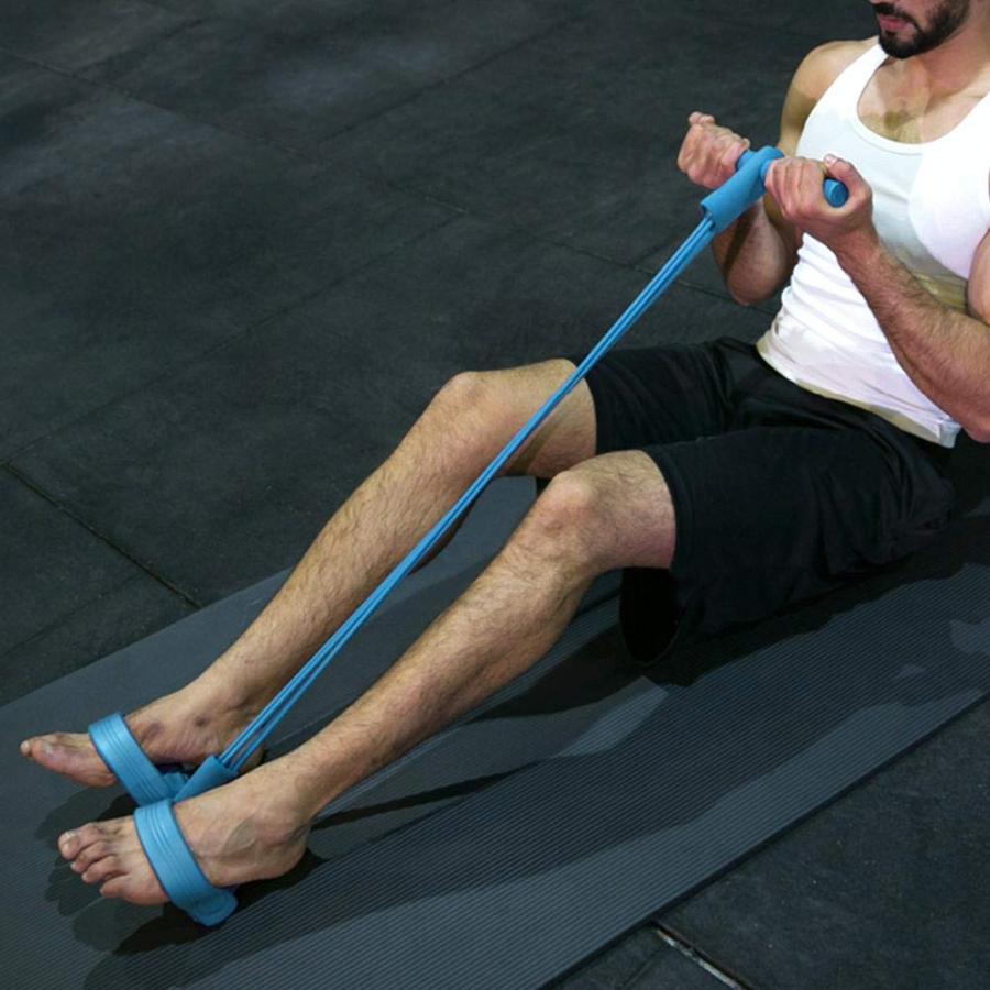 【並行輸入品】Exercise Pedal Bands Latex Pull Rope Resistance Belt Pedal Excerの画像