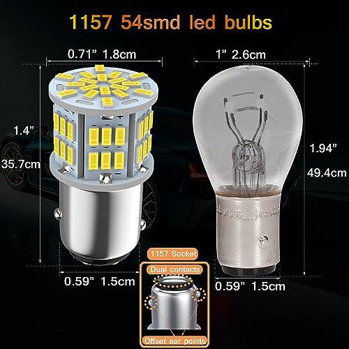 【並行輸入品】Melphan Auto 1157 Led Brake Light Bulb, 12V 24V 1157 7528 2357 2_4