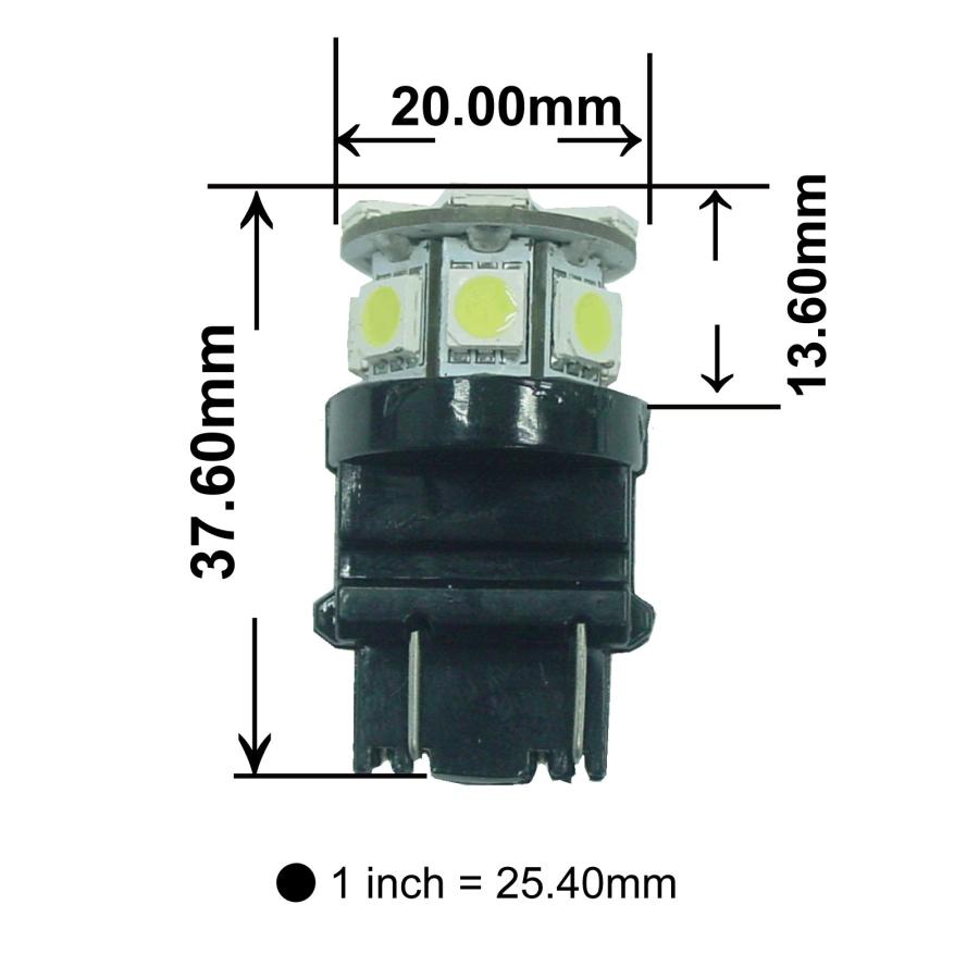 【並行輸入品】PA LED 13SMD 3157 ゴールデンイエロー オートLED電球 12V ウインカー/サイドマーカー/ストップ/バック/テ_3