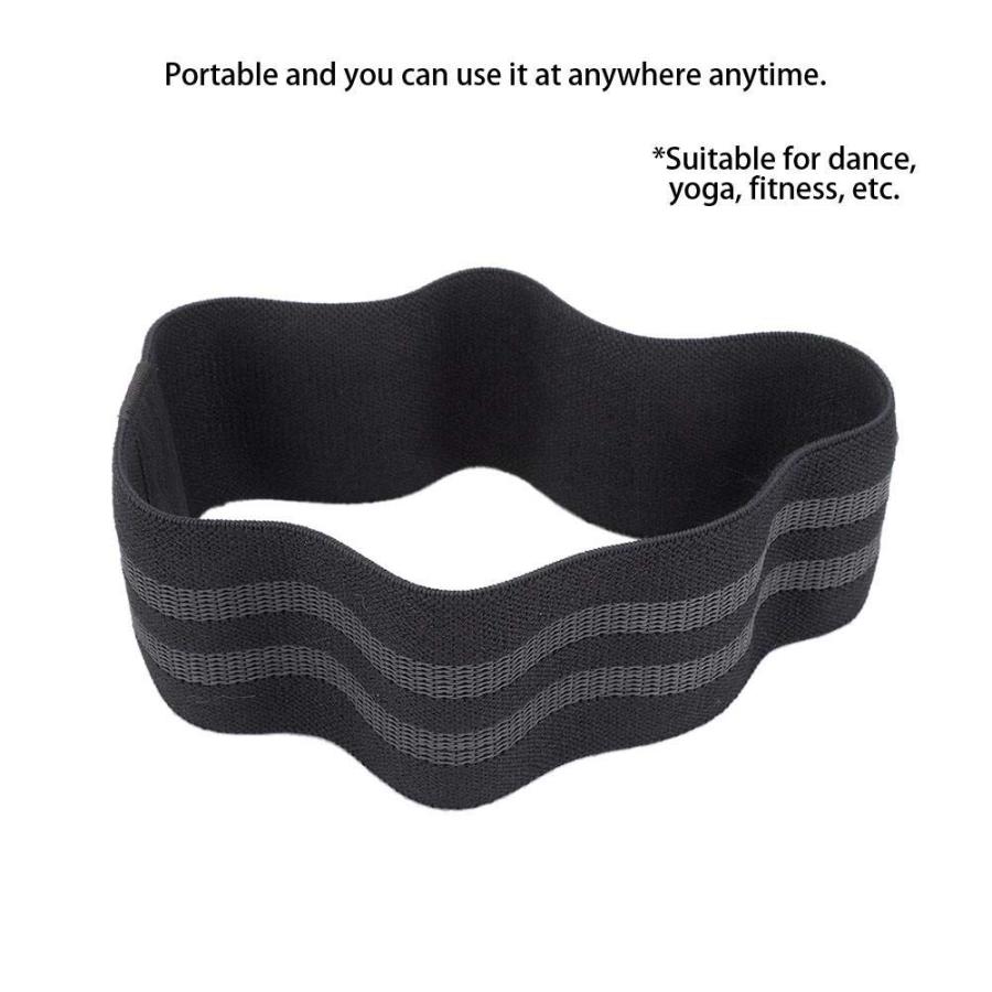 【並行輸入品】Chanmee Hip Resistance Band Resistance Band Yoga Belt Hip Band Tの画像