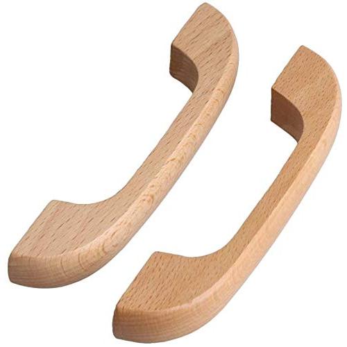 【並行輸入品】木製キッチンノブプルハンドル 5個   キャビネット 家具 ドレッサー ワードローブ 食器棚 引き出しノブ プルハンドル Meta_2