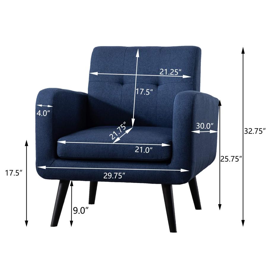 【並行輸入品】Accent Chairs for Living Room， Living Room Chairs， Mid Century M_6