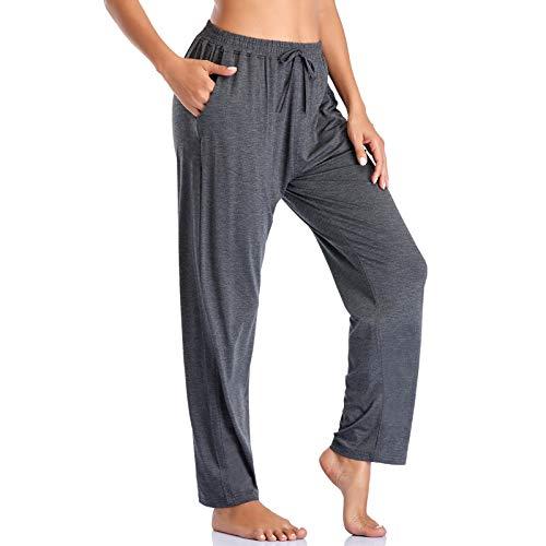 【並行輸入品】Envlon レディース ヨガパンツ ポケット付き 快適 ストレッチ ゆったり ワイドレッグ カジュアルパンツ 通気性 ランニング | ブランド登録なし | 04
