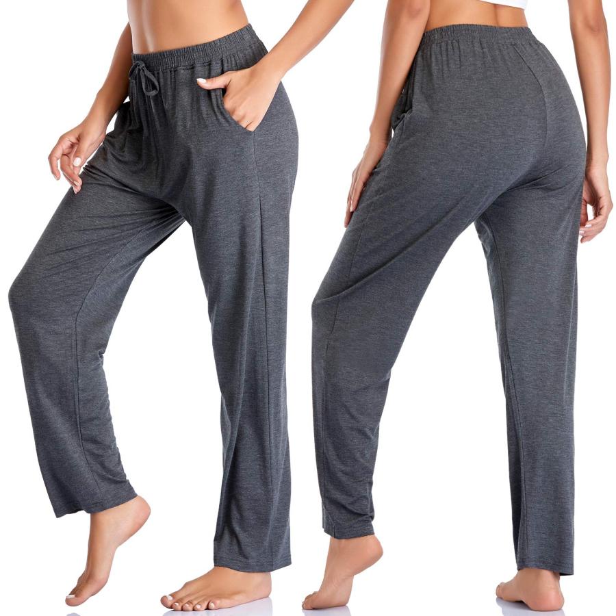 【並行輸入品】Envlon レディース ヨガパンツ ポケット付き 快適 ストレッチ ゆったり ワイドレッグ カジュアルパンツ 通気性 ランニング | ブランド登録なし | 06