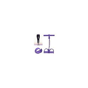【並行輸入品】2 Tube Foot Pedal Pull Rope Sit up Bodybuilding Expander Elasticの画像