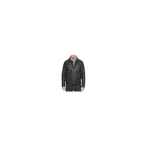 【並行輸入品】Dockers Men's James Faux Leather Jacket, Black w. Chest Zip, X Lの画像