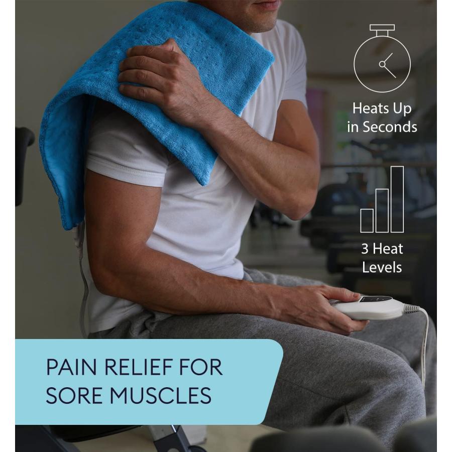 【並行輸入品】GENIANI Extra Large Electric Heating Pad for Back Pain and Crampの画像