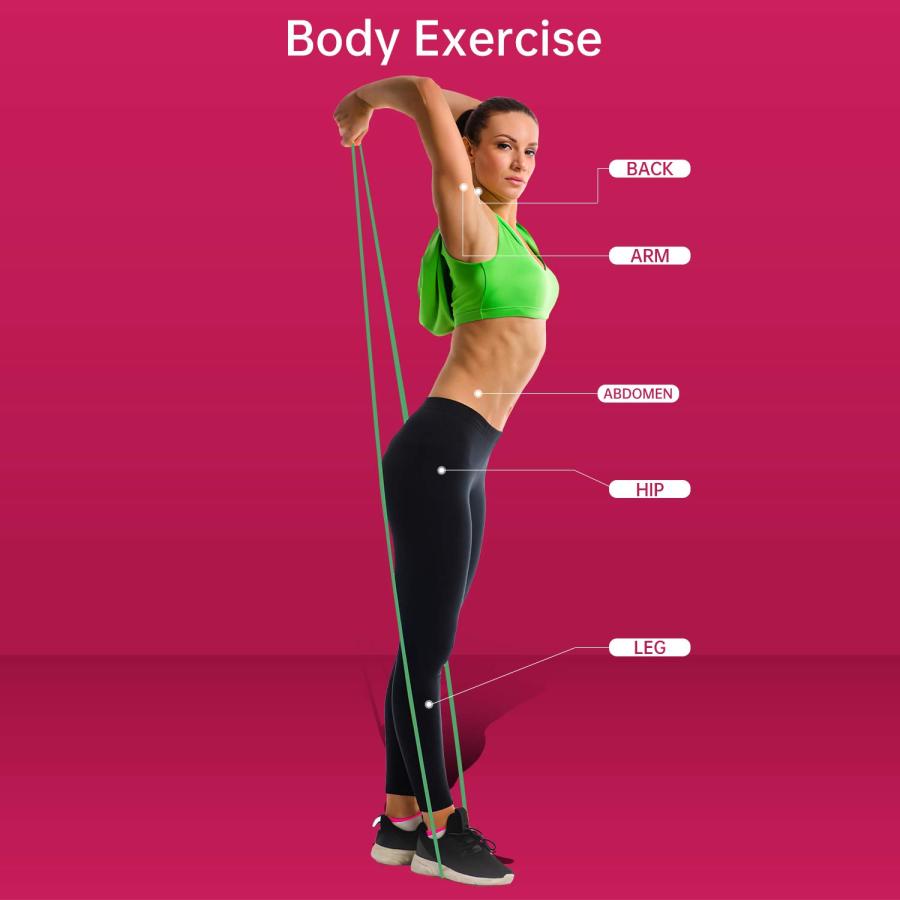 【並行輸入品】WIKDAY Resistance Bands, Pull Up Bands, Workout Bands for Exerciの画像
