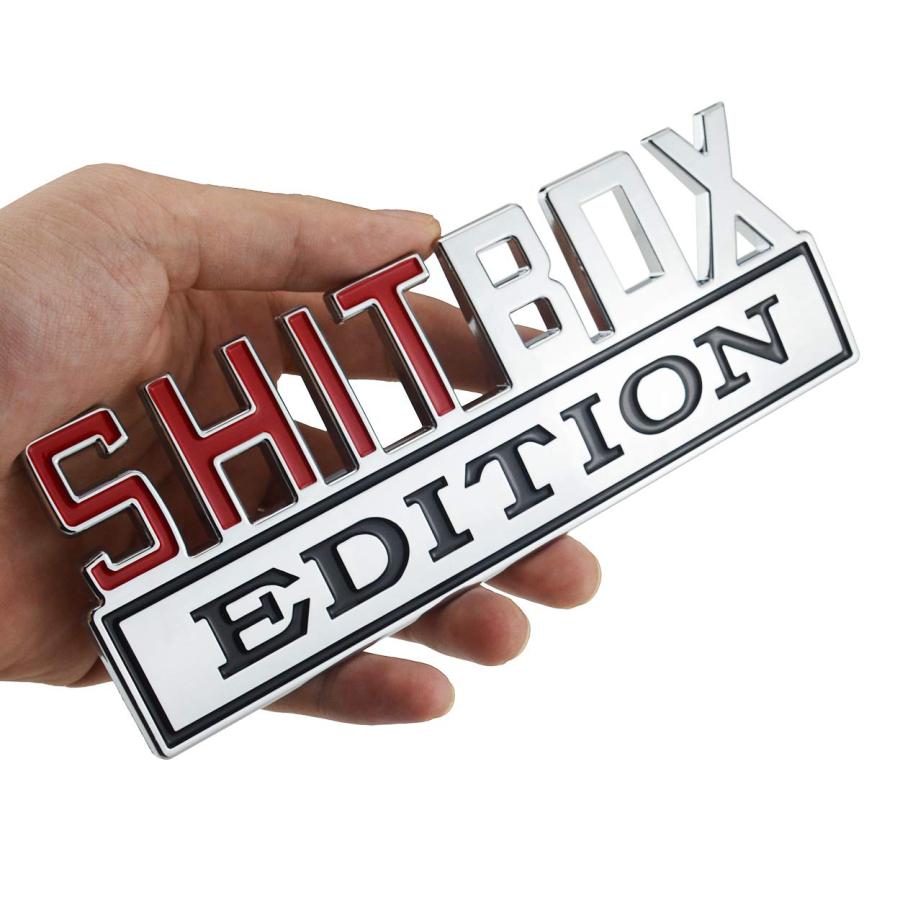 【並行輸入品】SHITBOXエディション エンブレム トラック 外装バッジ 3Dステッカー ネームプレート 交換用 GMC Chevy Fシリー_3