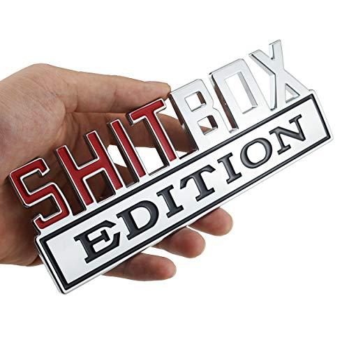 【並行輸入品】SHITBOXエディション エンブレム トラック 外装バッジ 3Dステッカー ネームプレート 交換用 GMC Chevy Fシリー_4