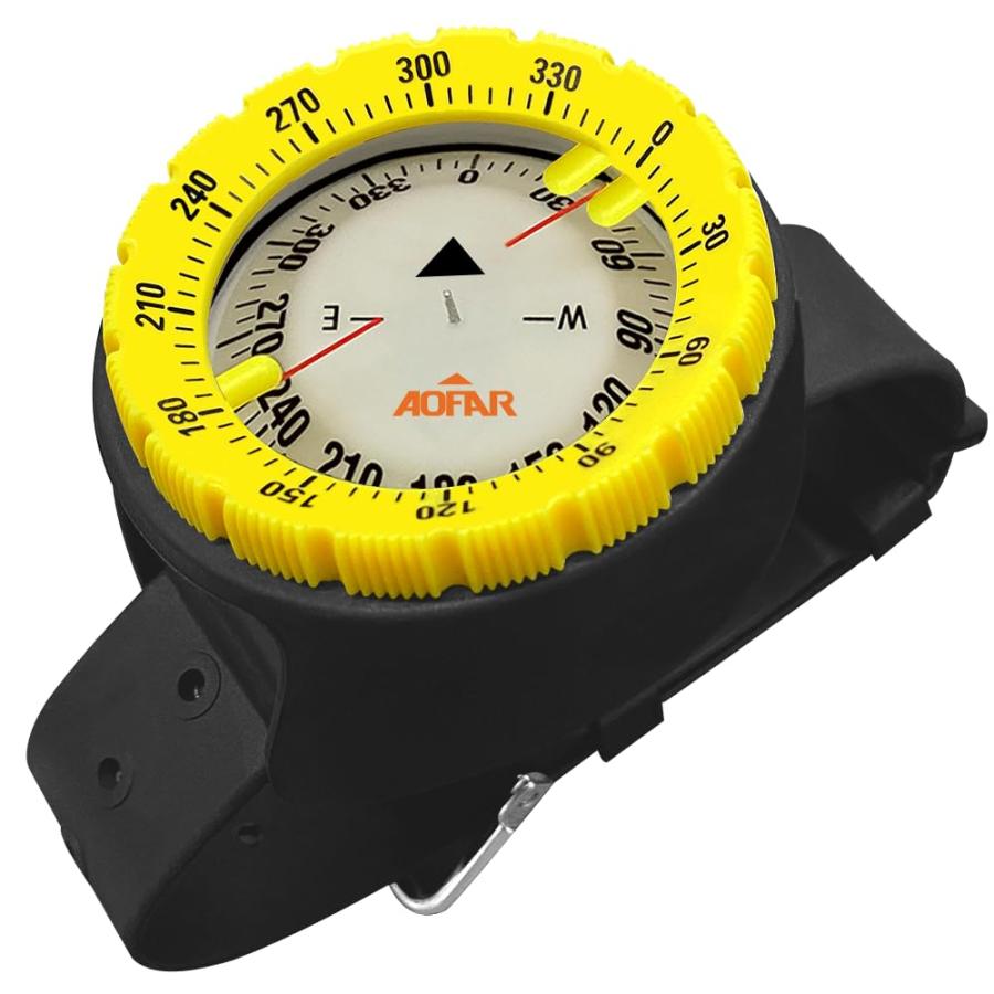 【並行輸入品】AOFAR ダイブコンパス AF Q60A 防水 耐久性 コンパクト リストストラップタイプ コンパス セーリング ダイビング リ | ブランド登録なし