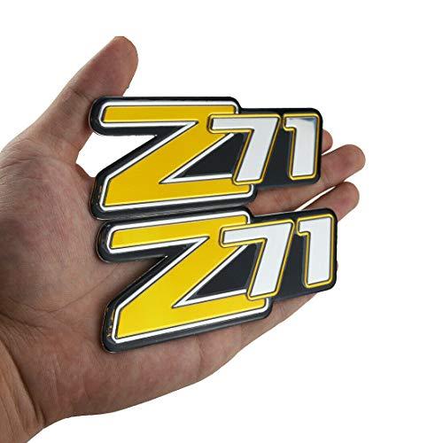 【並行輸入品】ペア Z71 エンブレム カスタム インストール パーツ リフトゲート サイド クォーターパネル シボレー タホ & サバーバン_1