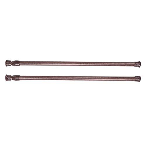 【並行輸入品】YiZYiF 2Pcs Spring Tension Rod Curtain Rods Adjustable Expandablの画像