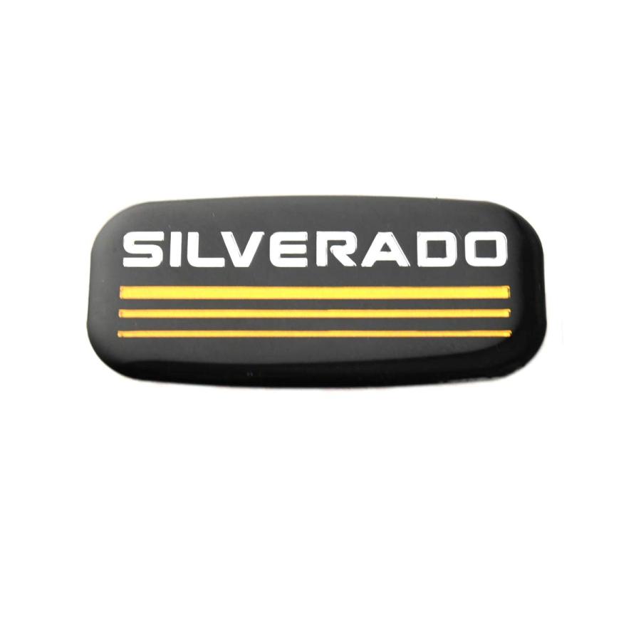 【並行輸入品】2 x シルバラード エンブレム 3D バッジ ネームプレート レターロゴ 交換用 シボレー シルバラード トラック用 クローム/_6