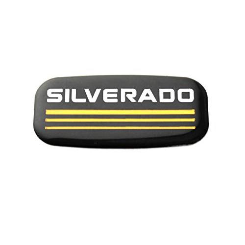 【並行輸入品】2 x シルバラード エンブレム 3D バッジ ネームプレート レターロゴ 交換用 シボレー シルバラード トラック用 クローム/_7