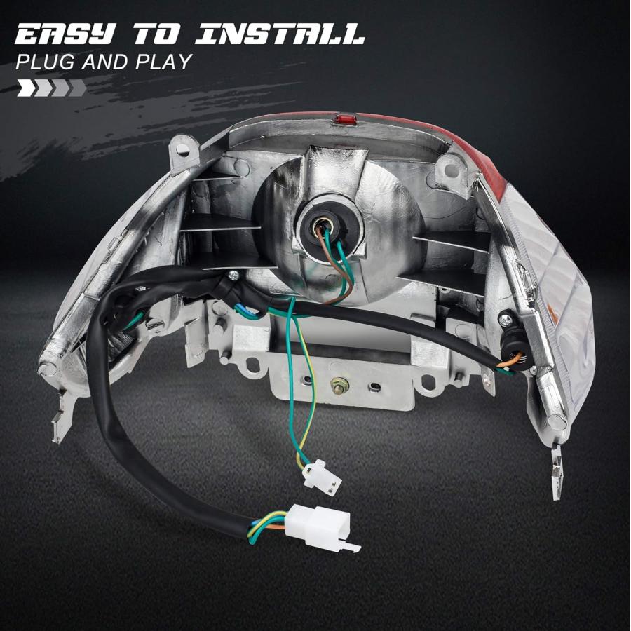 【並行輸入品】NTHREEAUTO スクーター 原付テールライト リアブレーキ ウィンカー テールライト 汎用 Gy6 Tao Tao Sunn 並行の画像