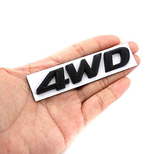 【並行輸入品】4WD Emblem 3D Metal Badge Trunk Door Fender Bumper Car Sticker D_4