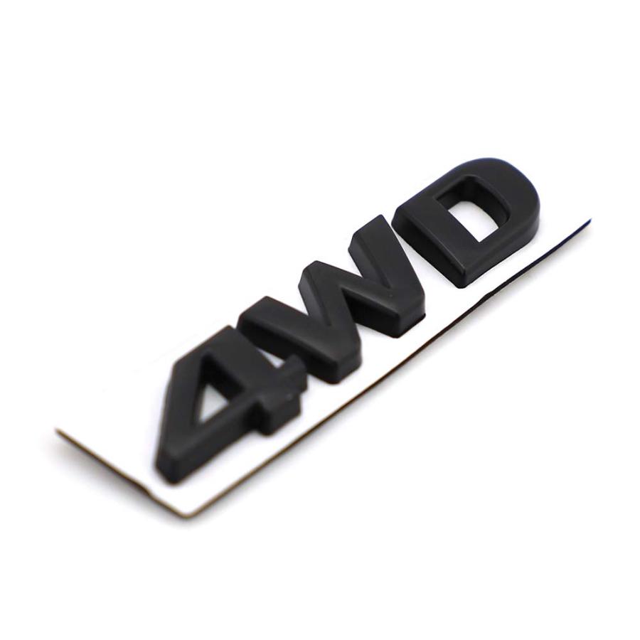 【並行輸入品】4WD Emblem 3D Metal Badge Trunk Door Fender Bumper Car Sticker D_6