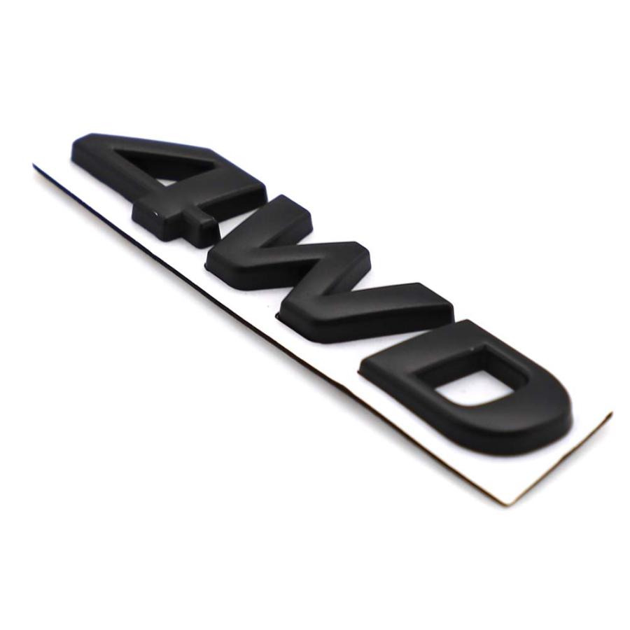 【並行輸入品】4WD Emblem 3D Metal Badge Trunk Door Fender Bumper Car Sticker D_9