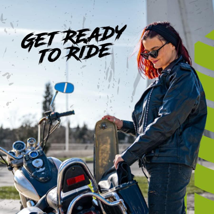 並行輸入品】HWK Brando Leather Motorcycle Jacket for Women