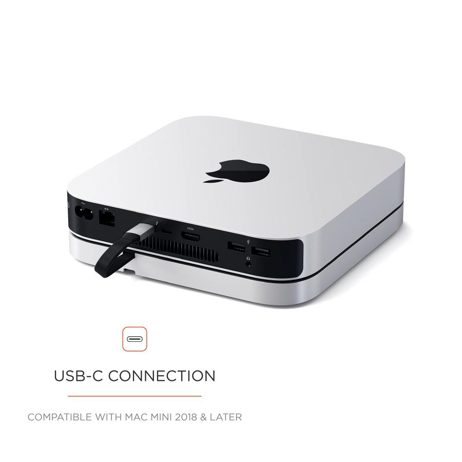 Satechi USB C アルミニウム スタンド & ハブ (シルバー) (2018/2020 Mac Mini対応) USB  並行輸入品｜import-tabaido｜10