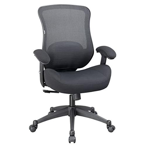 【並行輸入品】LONGBOSS オフィスチェア 人間工学 コンピューター デスク メッシュチェア バックウエストクッション 高さ調節可能なアーム_1