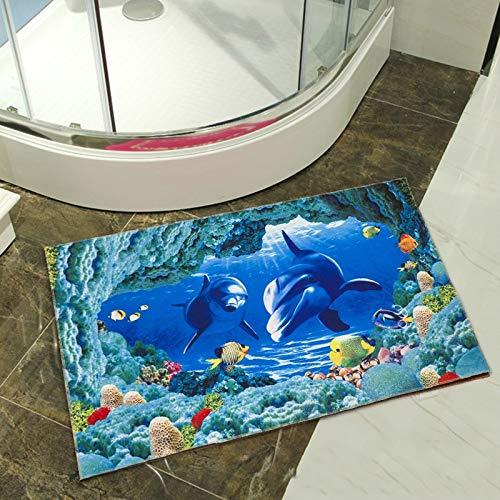 【並行輸入品】OPLJ Welcome Letter Printed Floor Mat Rectangular Anti Slip Door_6