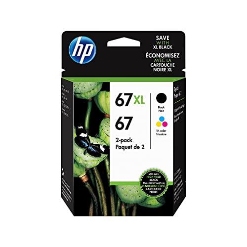 HP 67XL 大容量ブラック&3色インクカートリッジ 2個パック 3YP30AN HP 67XL High Yield Blac 並行輸入品｜import-tabaido｜02