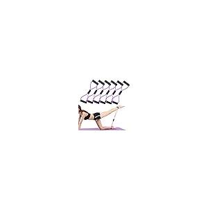 【並行輸入品】6pcs Yoga Training Resistance Bands,Portable Durable TPE 8 Pullの画像