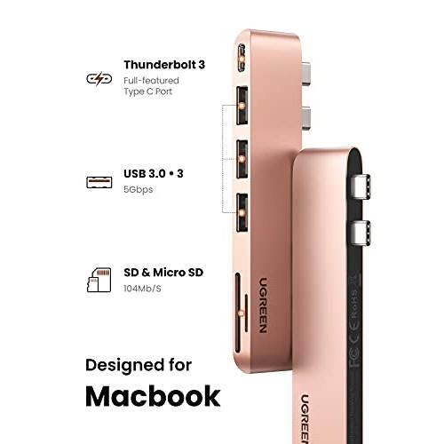 UGREEN MacBook Pro Air専用 USB Cハブ SD/TFカードスロットを搭載したMacBook Airアダプタ 並行輸入品｜import-tabaido｜05