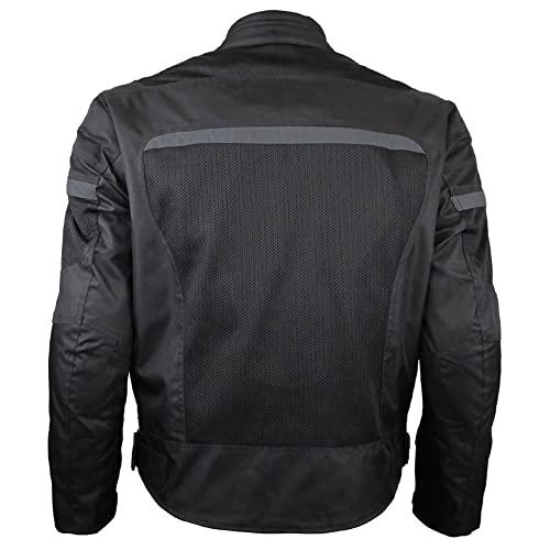 【並行輸入品】メンズ オートバイ 穴あき テキスタイル 反射メッシュ ライディング3シーズンジャケット CE Amors (5XL) Vance_7