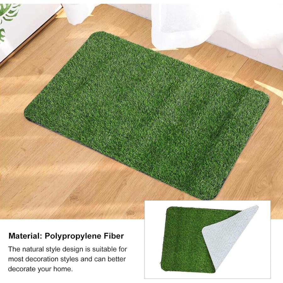 【並行輸入品】DOITOOL Indoor Outdoor Rugs Green Doormat Artificial Turf Mat Fak　並行