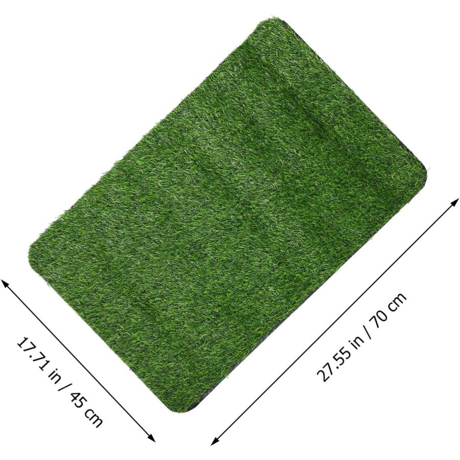【並行輸入品】DOITOOL Indoor Outdoor Rugs Green Doormat Artificial Turf Mat Fak　並行