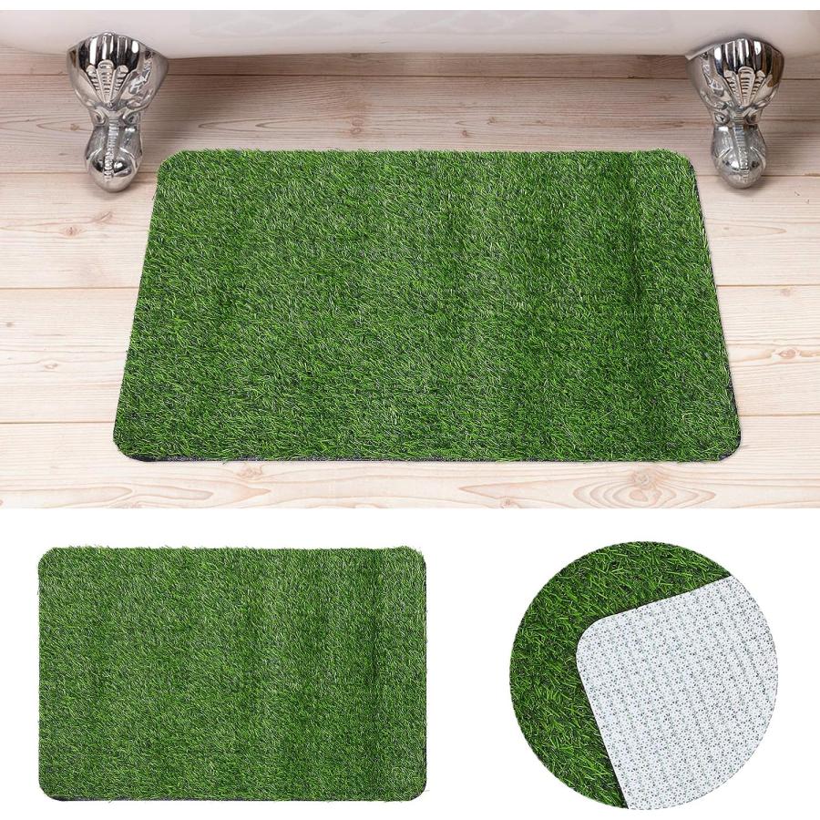 【並行輸入品】DOITOOL Indoor Outdoor Rugs Green Doormat Artificial Turf Mat Fak　並行