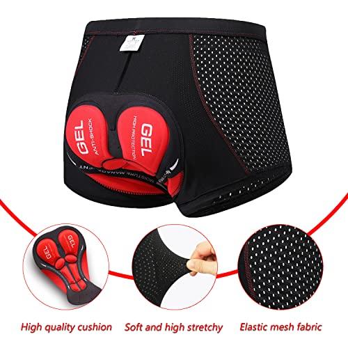 【並行輸入品】SOLO ACTFIT Men's Cycling 3D Padded Gel Bike Compression Shortsの画像