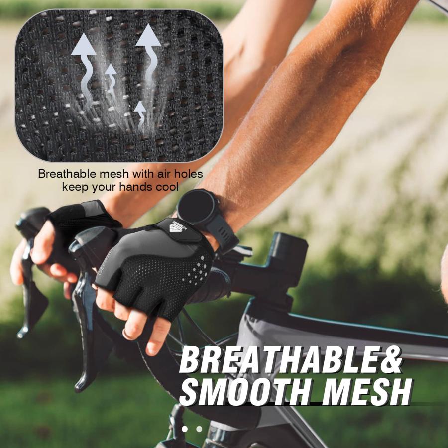 【並行輸入品】HTZPLOO Bike Gloves Cycling Gloves Biking Gloves for Men Women wの画像