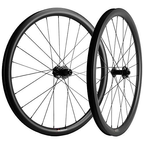 superteamチューブレス ホイールセット カーボン ロード 自転車ホイール 並行輸入品】SUPERTEAM 38mm カーボン チューブレス ホイール