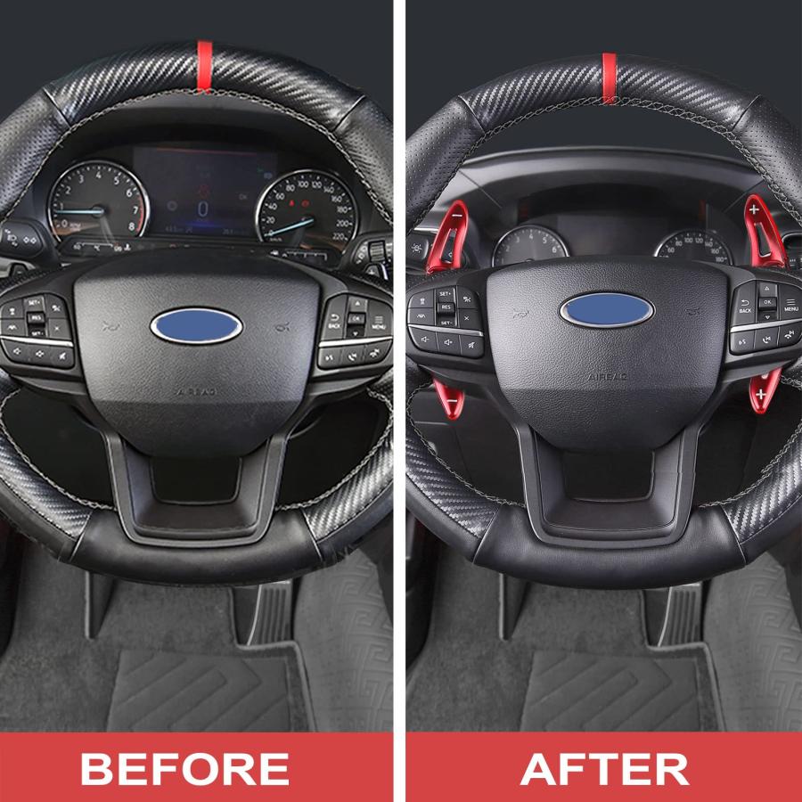 【並行輸入品】JHO Car Steering Wheel Shifter Extension Paddle for Ford Exploreの画像