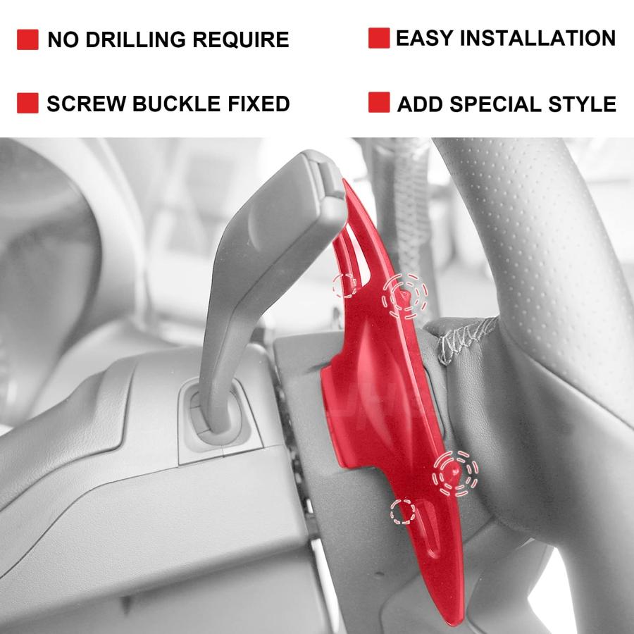 【並行輸入品】JHO Car Steering Wheel Shifter Extension Paddle for Ford Exploreの画像