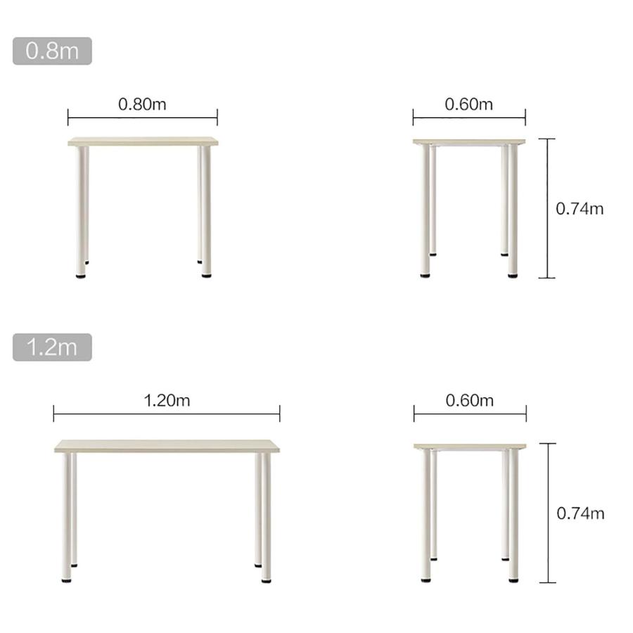 【並行輸入品】Computer Desk, 31.5\"/47.2\"" Home Office Writing Study Desk, Easy"_3