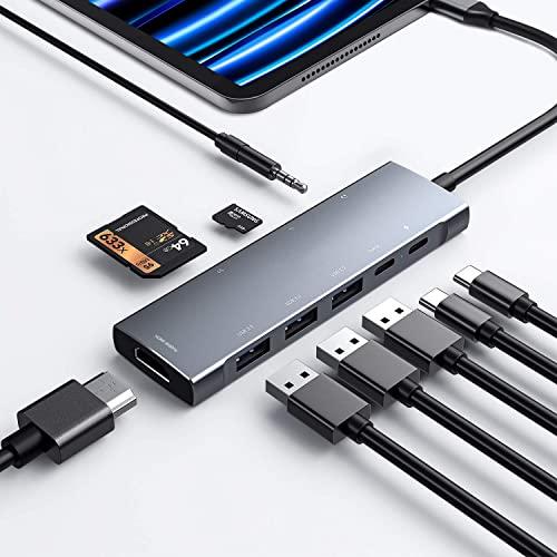 USB C HUB iPad Pro 9 in 1アダプター iPad Pro 2023 2022 12.9 11インチ iPad 並行輸入品｜import-tabaido｜02