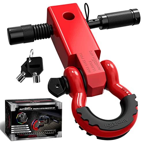 AUTMATCH シャックルヒッチレシーバー Amazon.co.jp: AUTMATCH シャックルヒッチレシーバー 5.08センチ