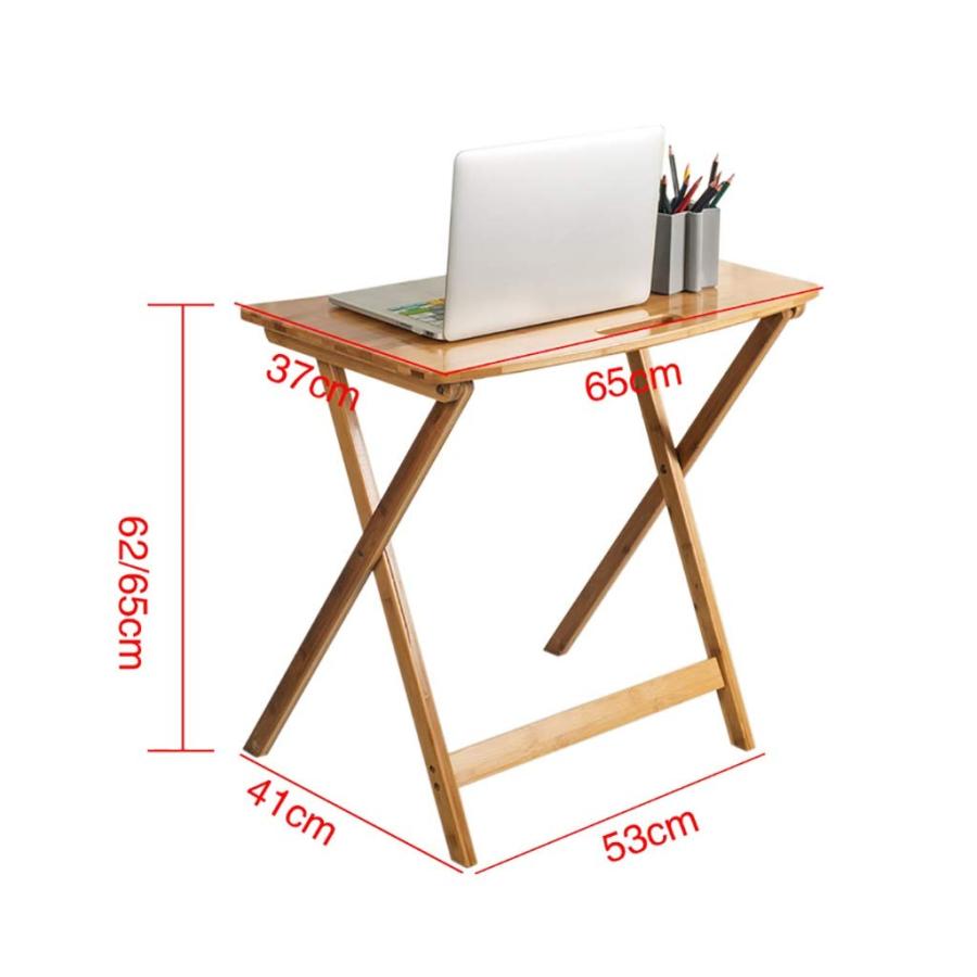 【並行輸入品】Computer Desk, 25.6”Modern Writing Study Desk, Foldable and Lift_3