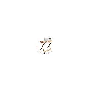 【並行輸入品】Computer Desk, 25.6”Modern Writing Study Desk, Foldable and Lift_5