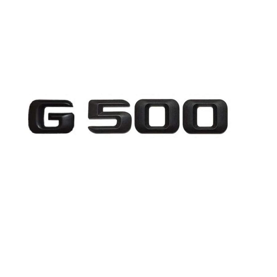 【並行輸入品】Un Branded Matt Black G 500\" Car Trunk Rear Letters Words Number"_3