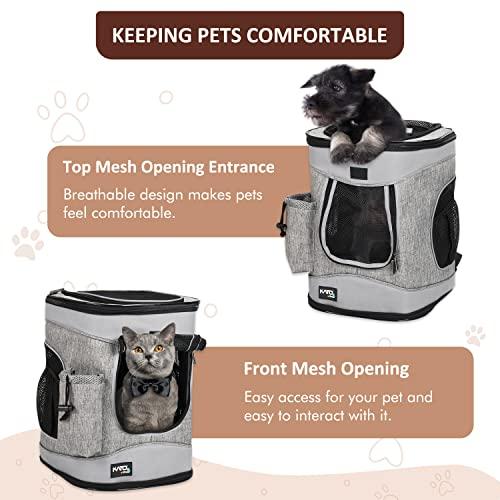 【並行輸入品】Tirrinia Pet Backpack Carrier for Small Cats \u0026 Dogs | Two Sidedの画像