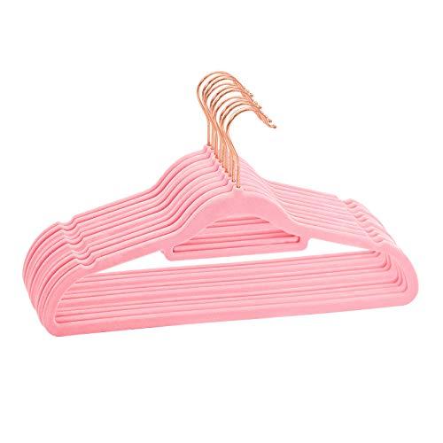 【並行輸入品】BBFISH Premium Velvet Hangers Home Non Slip Clothes Hanger 50 Pacの画像