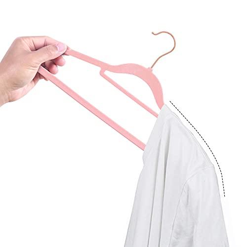 【並行輸入品】BBFISH Premium Velvet Hangers Home Non Slip Clothes Hanger 50 Pacの画像