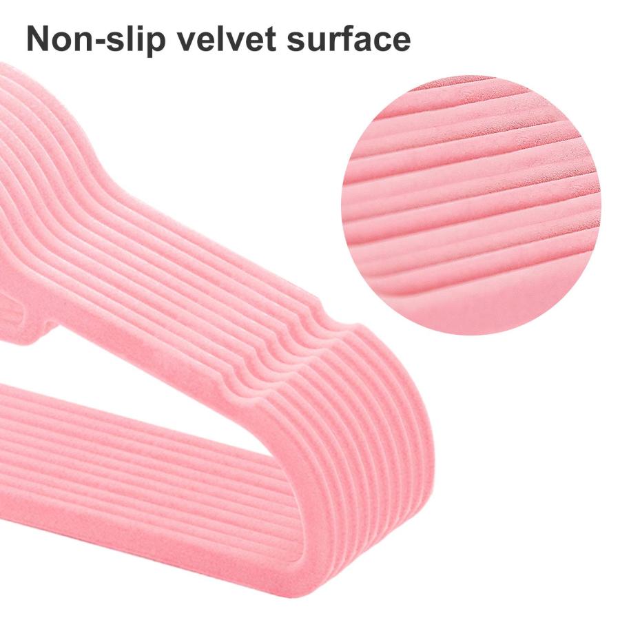 【並行輸入品】BBFISH Premium Velvet Hangers Home Non Slip Clothes Hanger 50 Pacの画像