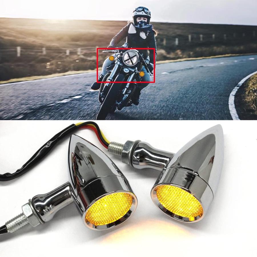 【並行輸入品】DREAMIZER LED オートバイ アンバー レッド フロント リア ブレーキ ウインカーライト ウインカー ドライビング テ 並行の画像